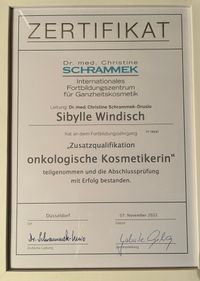 Zusatzqualifikation Onkologische Kosmetikerin